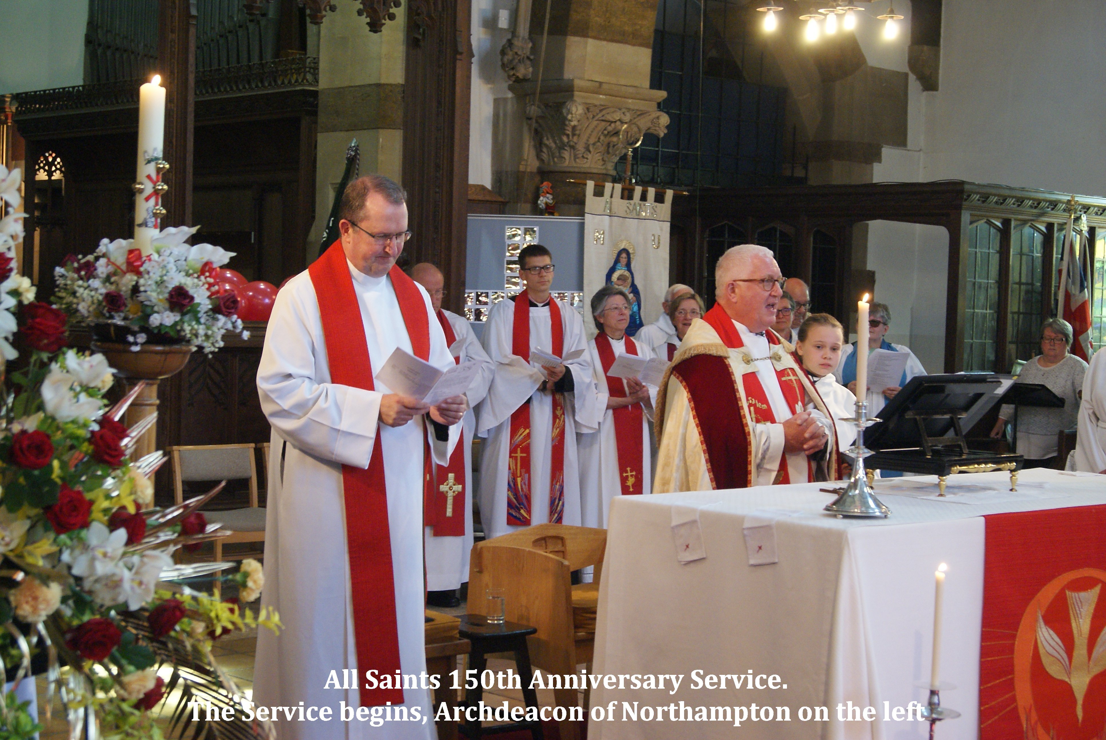 (008) The Service begins, Archdeacon of Nortampton on the left